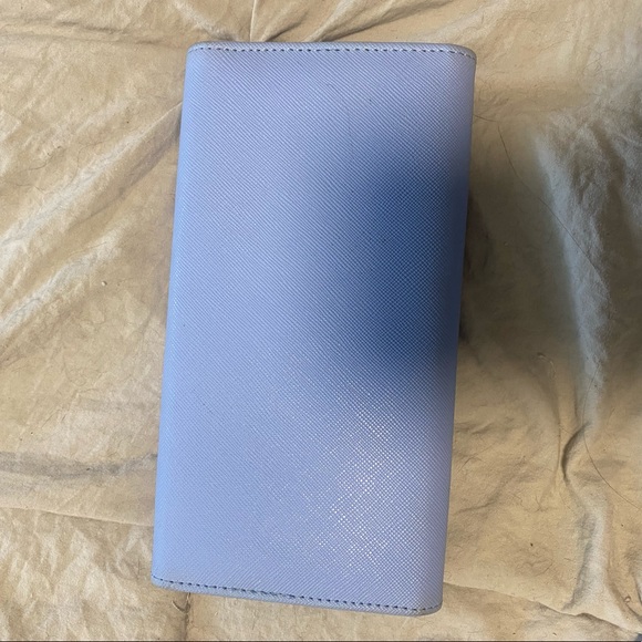 Blue wallet with bow - Picture 3 of 4